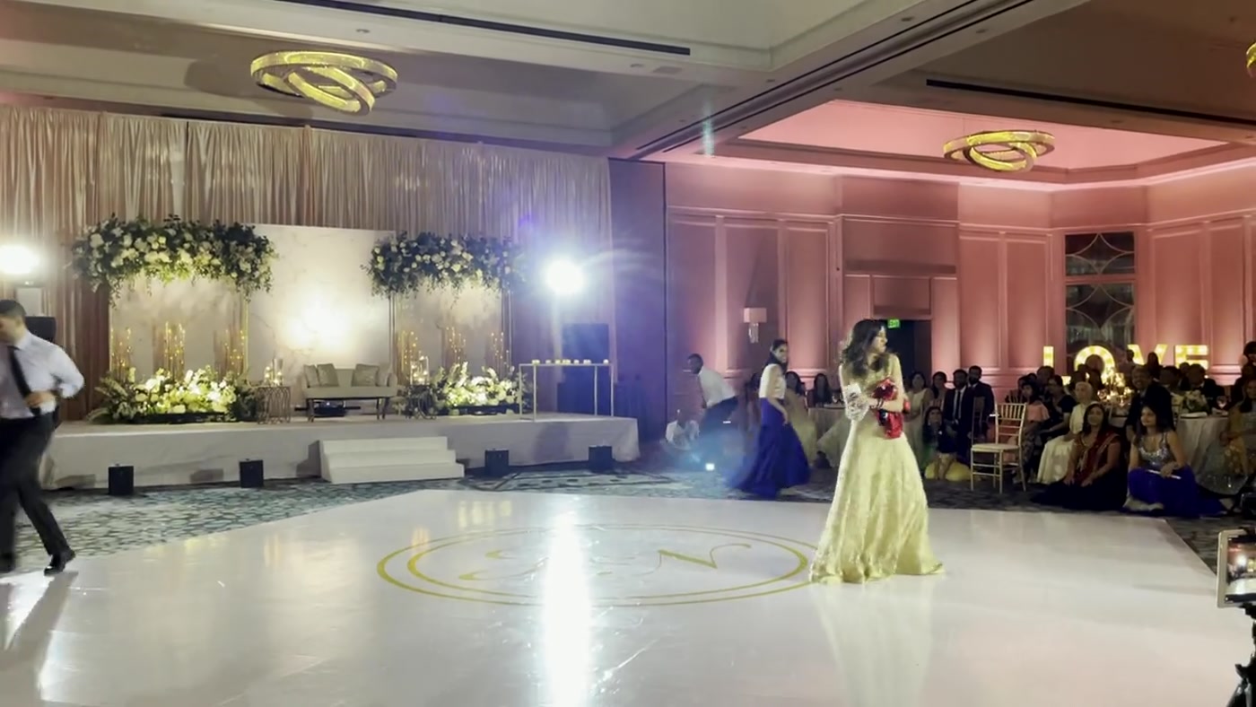 A wedding skit about an Atlanta Falcons fan and the Super Bowl